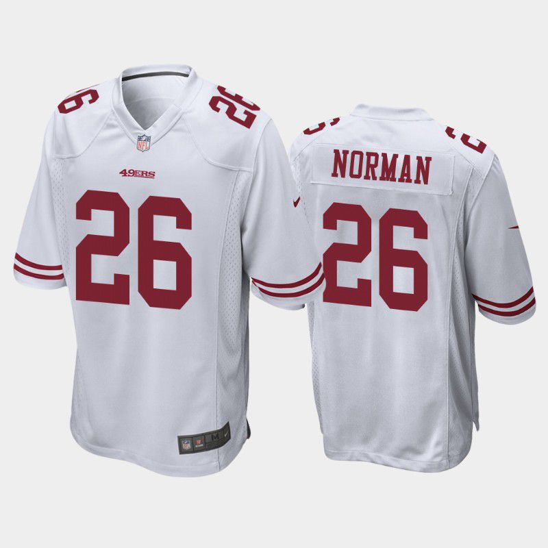 Men San Francisco 49ers #26 Josh Norman Nike White Game Player NFL Jersey->san francisco 49ers->NFL Jersey